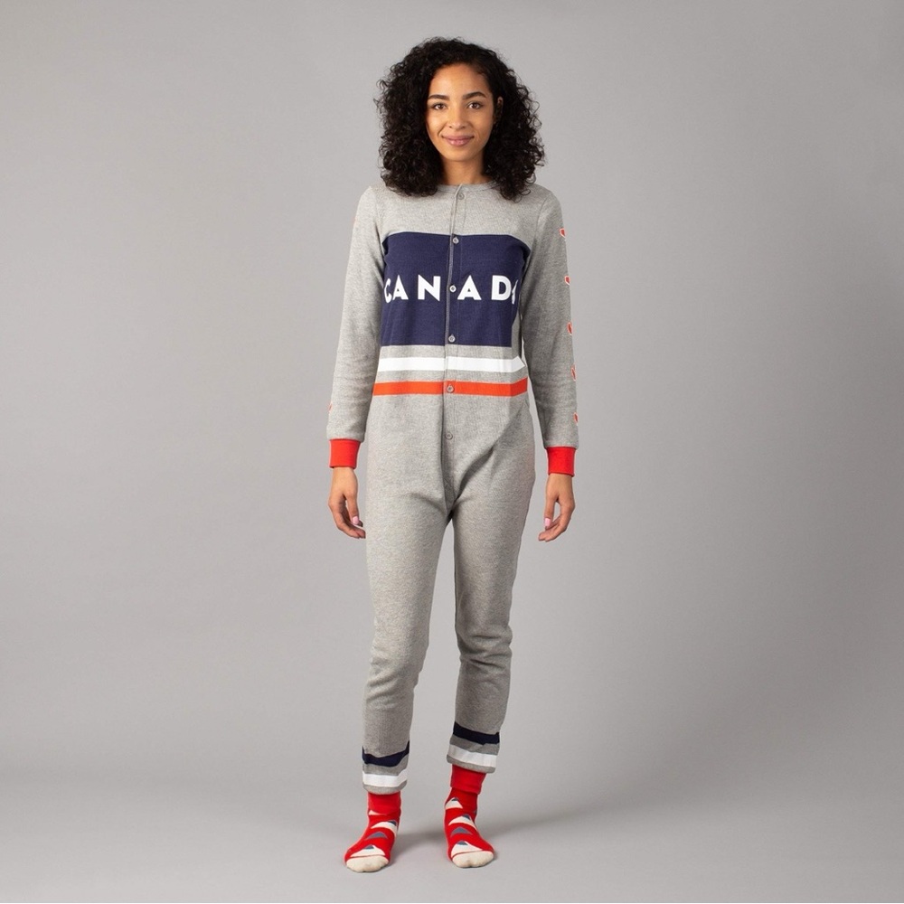 Drake General Store Arborist Unisex Canada Onesie Pajama XS Cozy Cabincore Folk